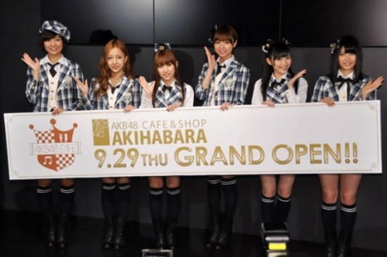 Grand Opening AKB48 Cafe