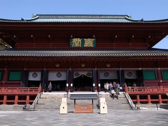 Bangunan Sanbutsudo di kompleks Kuil Rinnoji Nikko