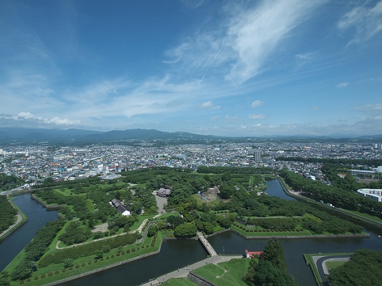 Benteng Fort Goryokaku di Hakodate