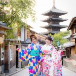 Berkeliling Kyoto dengan kimono Yumeyakata