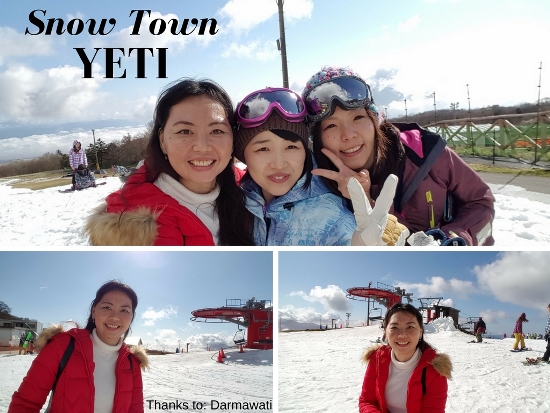 Foto jalan-jalan ke Snow Town Yeti
