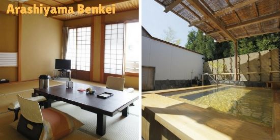 Hotel dengan Private Onsen di Kyoto: Benkei