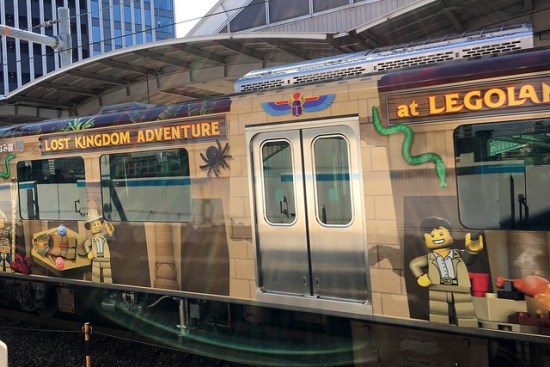 Kereta menuju ke Legoland Nagoya
