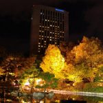 Lighting up di Taman Nakajima Sapporo