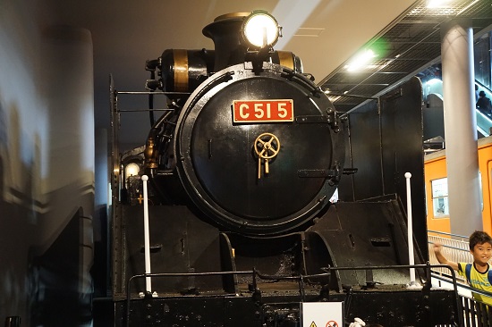 Lokomotif koleksi Museum Kereta Saitama