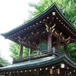 Menara lonceng di Kuil Hida Kokubunji Takayama