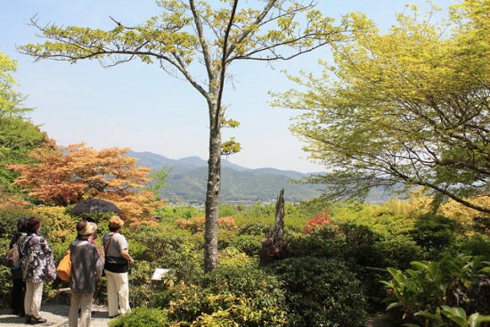 Panorama Okochi Sanso di daerah wisata Arashiyama