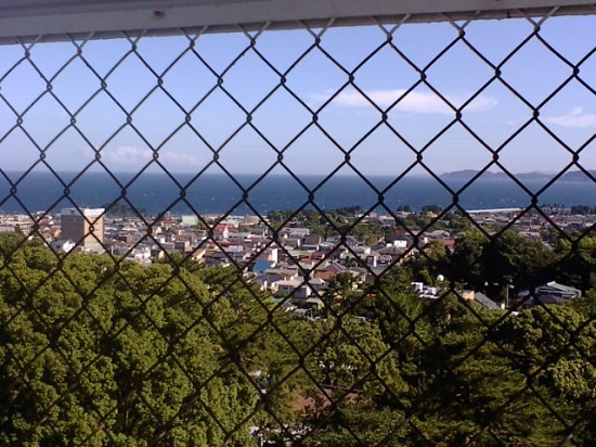 Pemandangan kota dari atas Kastil Odawara