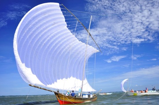 Perahu Hobikibune di Danau Kasumigaura