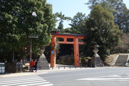 Pintu masuk Kasuga Taisha di Nara