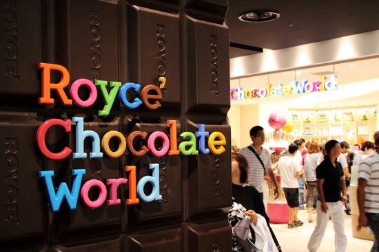 Royce Chocolate World di Bandara Shin Chitose Hokkaido