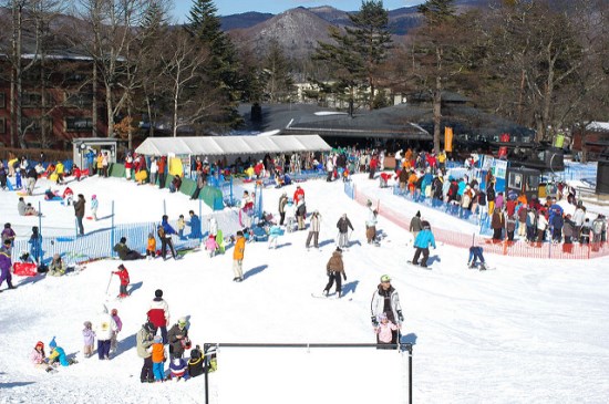 Suasana Karuizawa Prince Snow Resort di Nagano