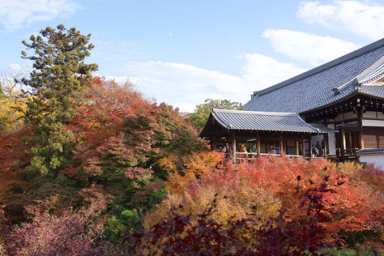 Suasana Kuil Tofukuji di Kyoto