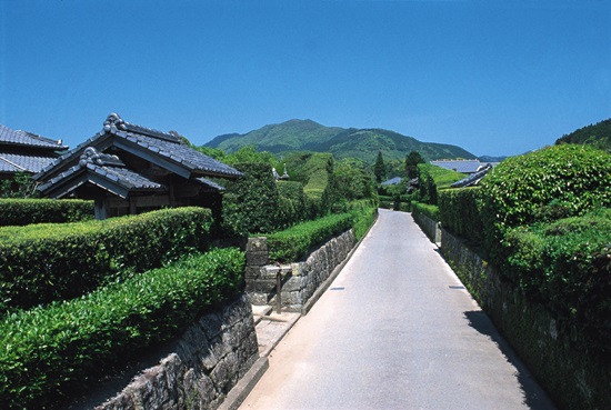 Suasana jalan Chiran Samurai District