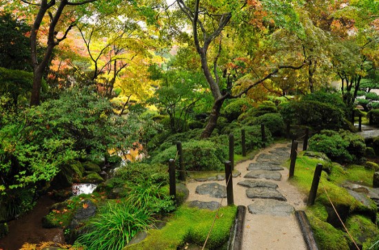Taman Shoyoen di Kuil Rinnoji Nikko