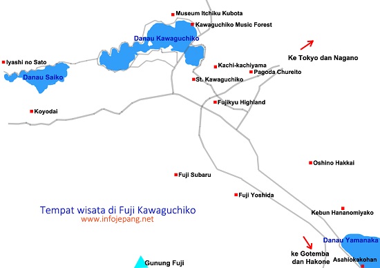 tempat wisata di fuji kawaguchiko