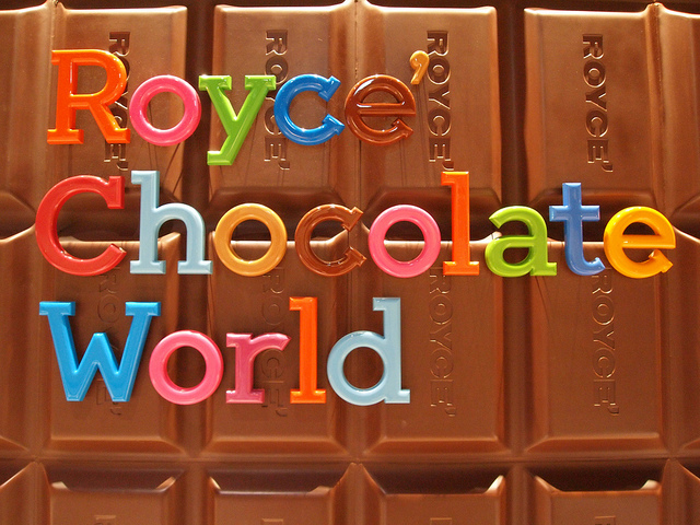 Toko Royce Chocolate World di Shin Chitose Airport