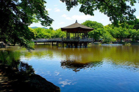 Ukimido Pavilion di Nara Park