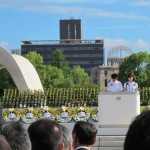 Upacara di Hiroshima Memorial Park