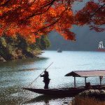 Wisata Hozu River Arashiyama di musim gugur