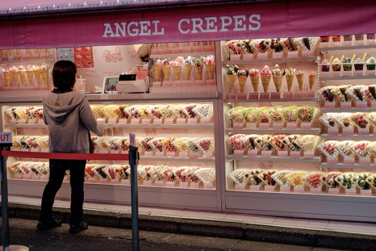 Angel Crepes Sweetbox Crepes di Takeshita Street Harajuku