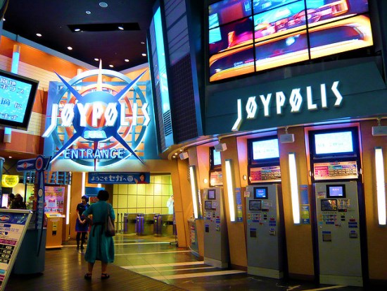 Arena permainan Joypolis di Odaiba Decks
