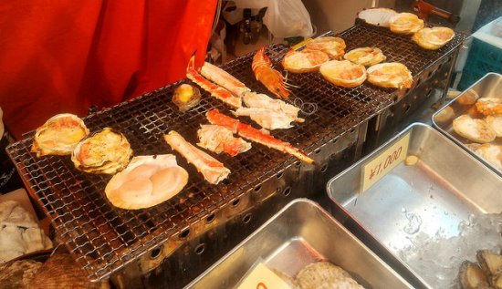 BBQ di Kuromon Ichiba Nipponbashi Osaka