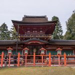 Bagian dalam Kasuga Taisha di Nara