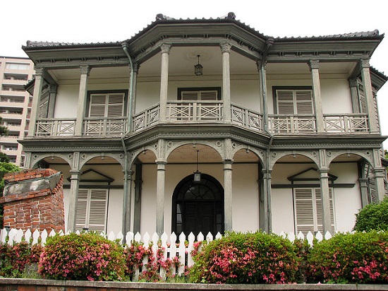 Bangunan bersejarah Hassan House di Sorakuen