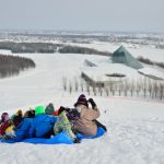 Bermain di Moerenuma Snow Park