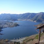 Danau Kawaguchiko dari Kachikachi-yama Ropeway