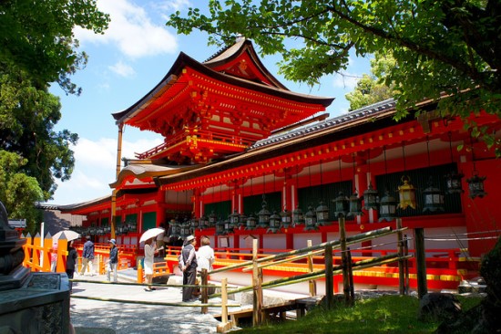 Festival Lentera Mantoro di Kuil Kasuga Taisha Nara