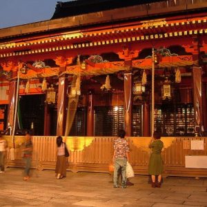 Festival Okera-Mairi di Kuil Yasaka Kyoto