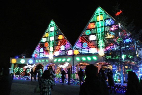 Flower house saat Iluminasi Tokyo German Village