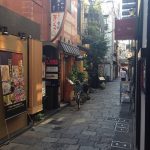 Gang sempit di Hozenji Yokocho Osaka