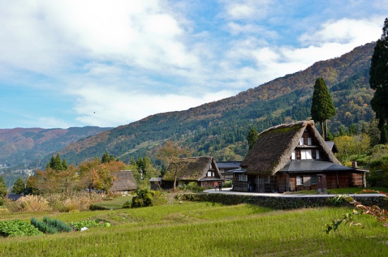 Gokayama di musim panas