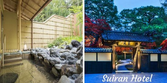 Hotel dengan Private Onsen di Kyoto: Suiran