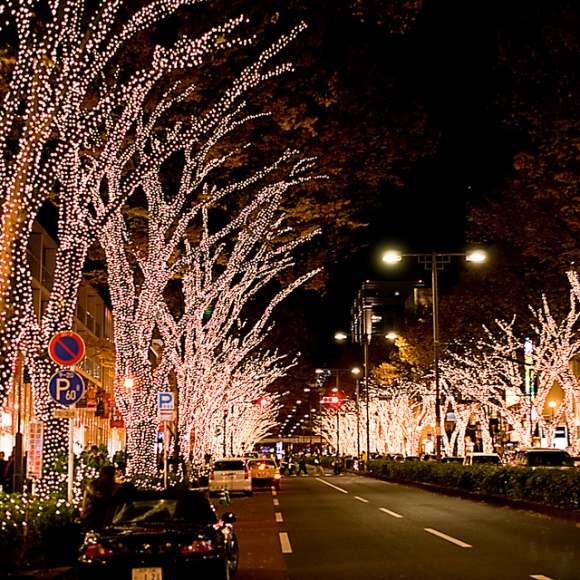 Iluminasi Natal Omotesando