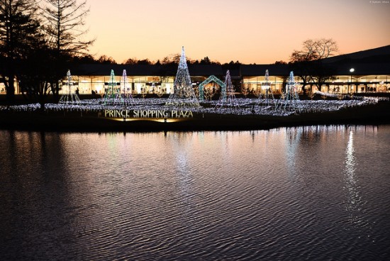 Iluminasi di Karuizawa Prince Shopping Plaza