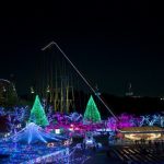 Iluminasi musim dingin di Yomiuri Land