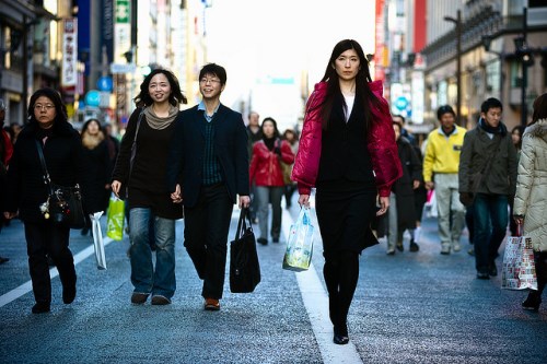 Jalan kaki berkeliling di Ginza Jepang