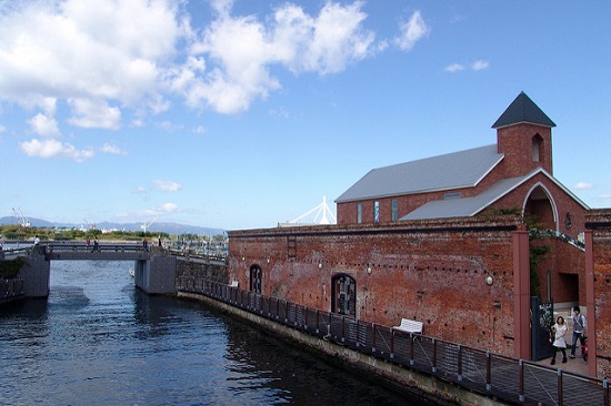 Kanemori Red Brick Warehouse di Pelabuhan Hakodate