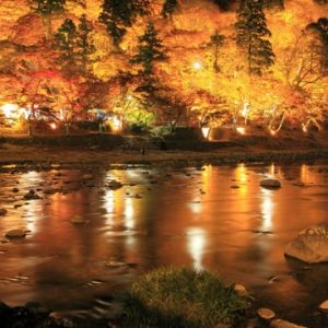 Keindahan Momiji di Korankei