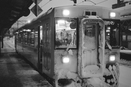 Kereta lokal di Hokkaido