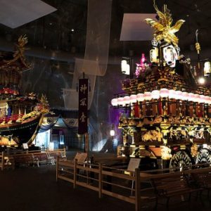 Koleksi Mikoshi di Museum Matsuri no Mori Takayama