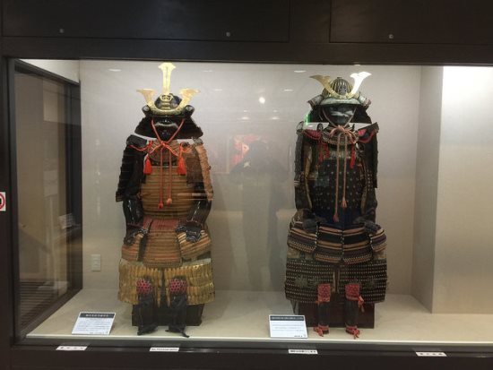 Koleksi baju zirah di Kastil Okayama