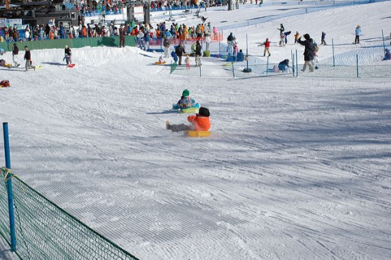 Main sled di Karuizawa Prince Snow Resort