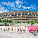 Melihat Japan National Stadium dari dekat