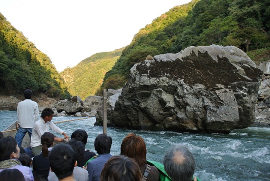 Kapal wisata Hozu River