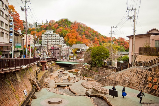 Musim gugur di Arima Onsen Hyogo